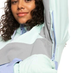 Roxy Shelter Skianorak Fair Aqua Damen -Skiausrüstungs Geschäft roxy shelter jacket erjtj03370 bdy0 04 gross