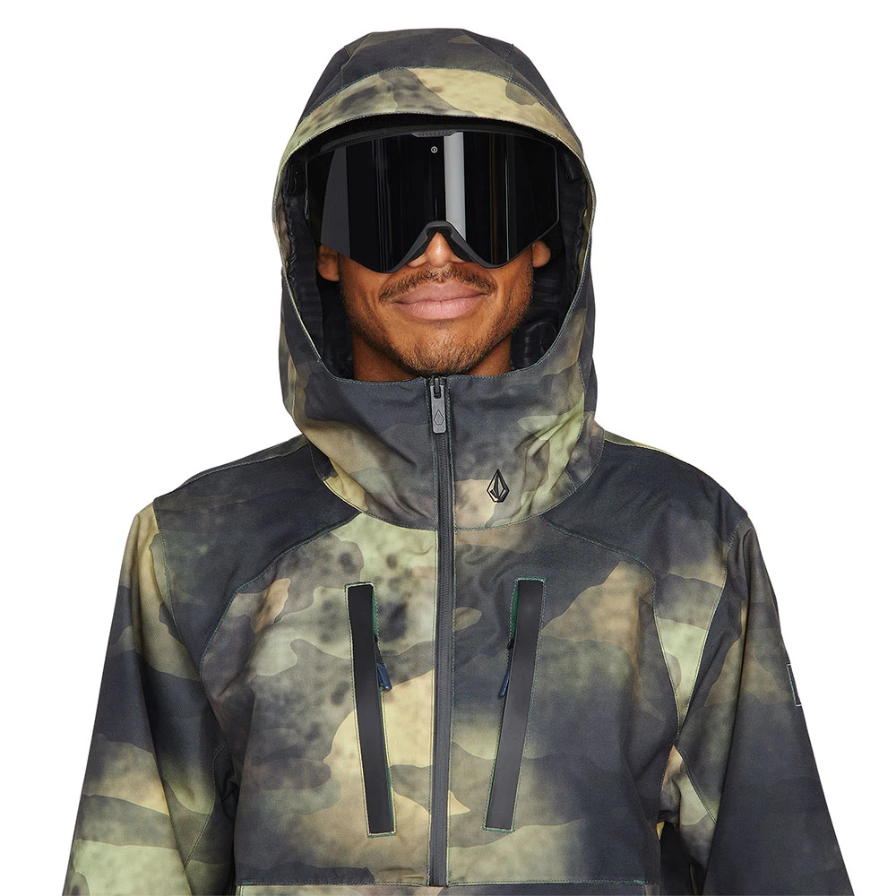 Volcom Brighton Pullover Wintersportjacke Camouflage Herren 5 Volcom Brighton Pullover Wintersportjacke Camouflage Herren – Bild 3