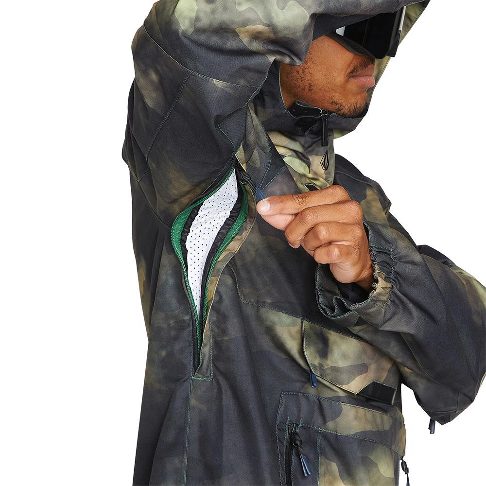 Volcom Brighton Pullover Wintersportjacke Camouflage Herren 7 Volcom Brighton Pullover Wintersportjacke Camouflage Herren – Bild 5