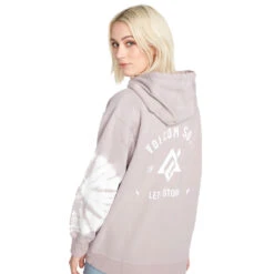 Volcom Costus Sweatshirt Amethyst Smoke Damen -Skiausrüstungs Geschäft volcom costus pullover fleece h4152305 ams 03 grosshIqw9di6sKGRz