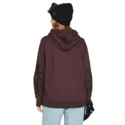Volcom Costus Kapuzenpullover Black Plum Damen -Skiausrüstungs Geschäft volcom costus pullover fleece h4152305 bpm 03 gross