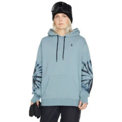 Volcom Costus Pullover Green Ash Damen -Skiausrüstungs Geschäft volcom costus pullover fleece h4152305 gah 02 gross