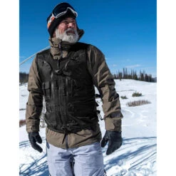 Volcom Iguchi Slack Tourenweste New Black Herren -Skiausrüstungs Geschäft volcom iguchi slack vest g0652208 new black 03 gross