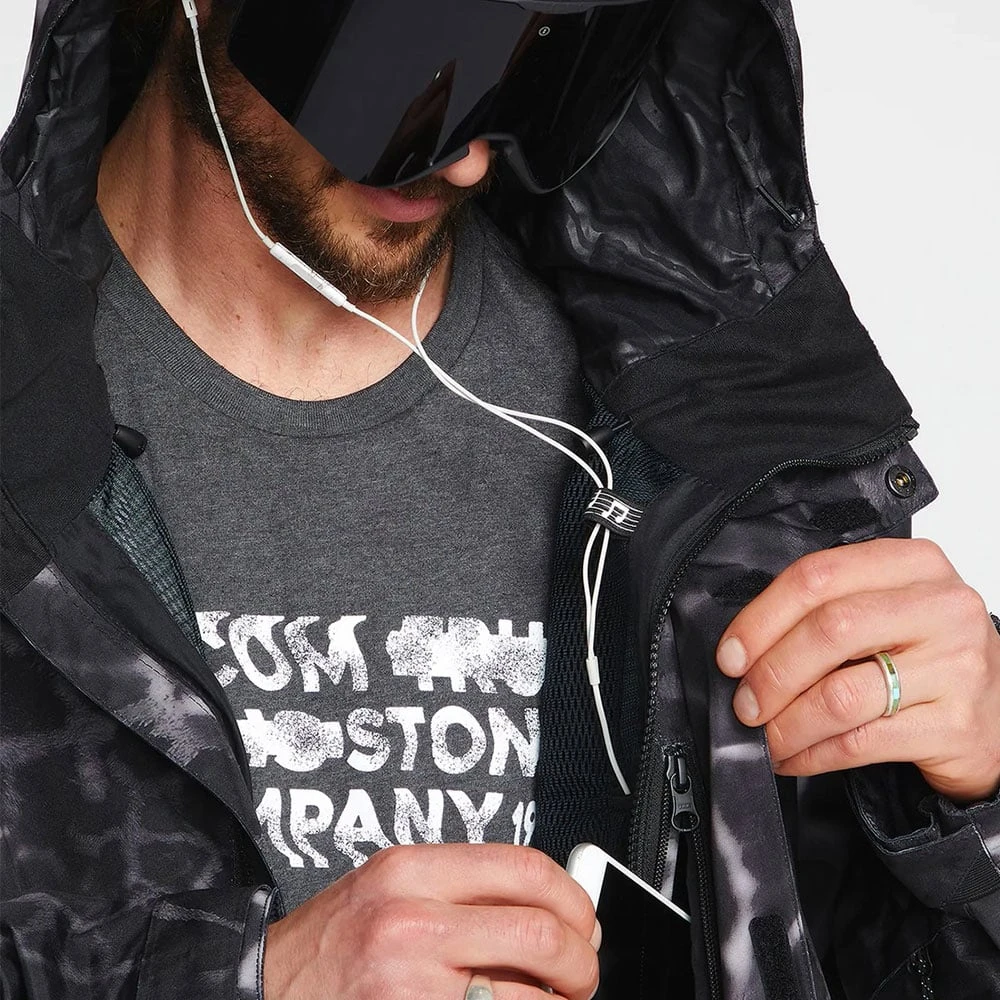 Volcom L Gore-Tex Schneejacke Black Giraffe Herren 6 Volcom L Gore-Tex Schneejacke Black Giraffe Herren – Bild 4