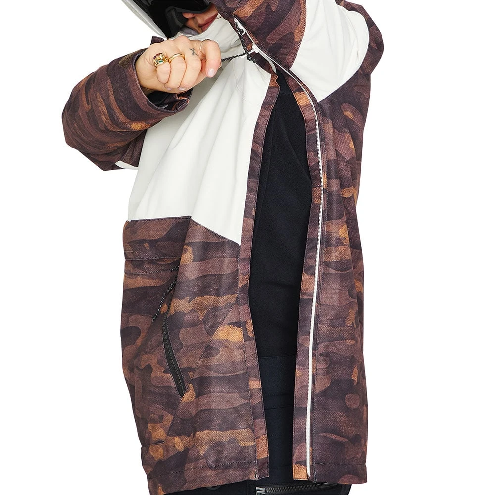 Volcom Mirror Pullover Skijacke Dusk Camo Damen 7 Volcom Mirror Pullover Skijacke Dusk Camo Damen – Bild 5