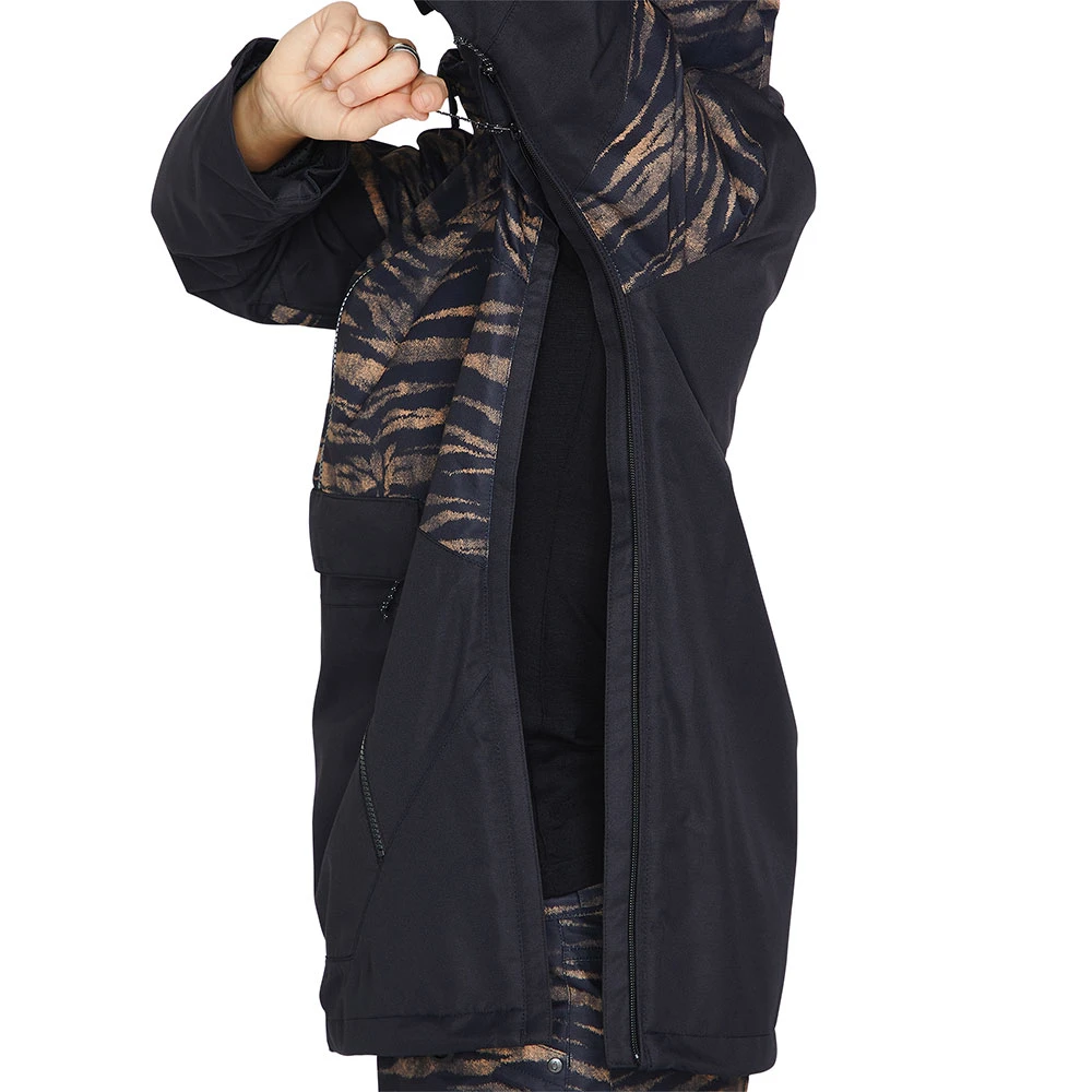 Volcom Mirror Pullover Schneejacke Tiger Print Damen 8 Volcom Mirror Pullover Schneejacke Tiger Print Damen – Bild 6