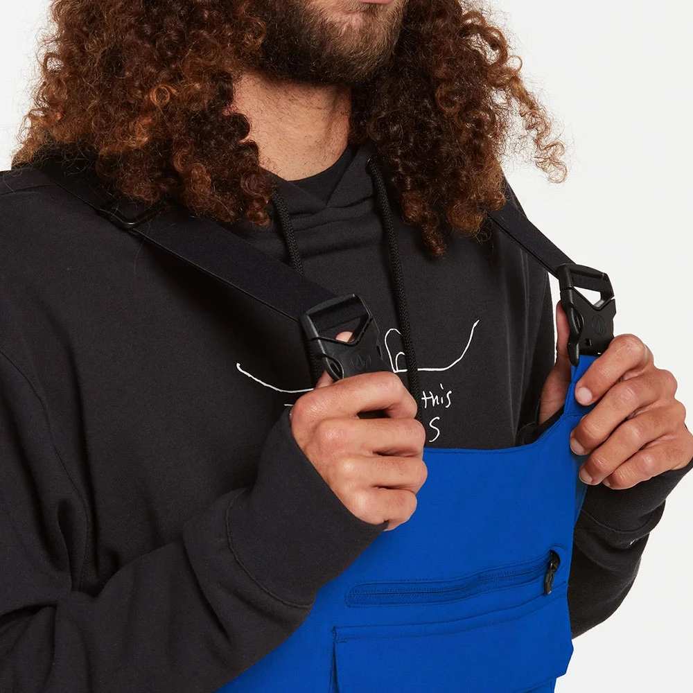 Volcom Roan Bib Latzhose Bright Blue Herren 5 Volcom Roan Bib Latzhose Bright Blue Herren – Bild 3