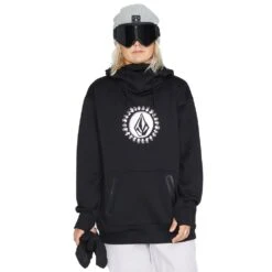 Volcom Spring Shred Kapuzensweatshirt Black Damen -Skiausrüstungs Geschäft volcom spring shred hoodie h4152303 blk 02 grossbNuhoTH0Zy6zC